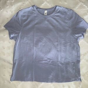 Lululemon Athletica Lavender Crop Tee